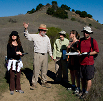 ©John DuGene Discussing geographic features.