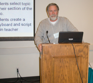 los-angeles-photographer Los Angeles advertising photographer Lee White presenting at CATESOL conference.